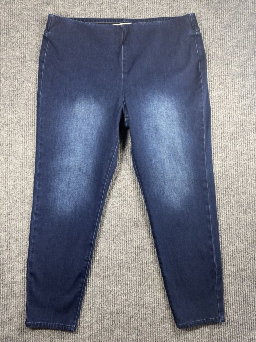 Soft Surroundings Jeans Womens XL Blue Ultimate Denim Pull On Skinny Dark Wash
